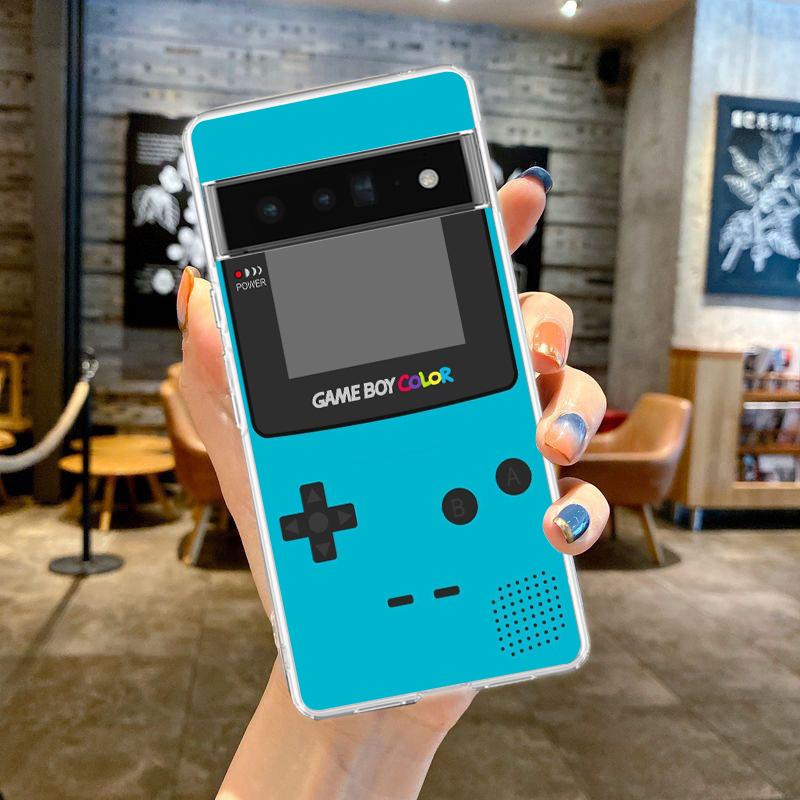 

Чехол для телефона Google Pixel 9 8 7 6 Pro, Мягкий чехол Gameboy Boy для Pixel 6A 5 4 5A 4A 3A XL 5G, Силиконовый ударопрочный прозрачный чехол Pixel 6