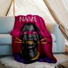 Customizable Rapper Throw Blanket – Personalized Name, All-Season Cozy Snug Blanket, Machine Washable, Personalized Blanket