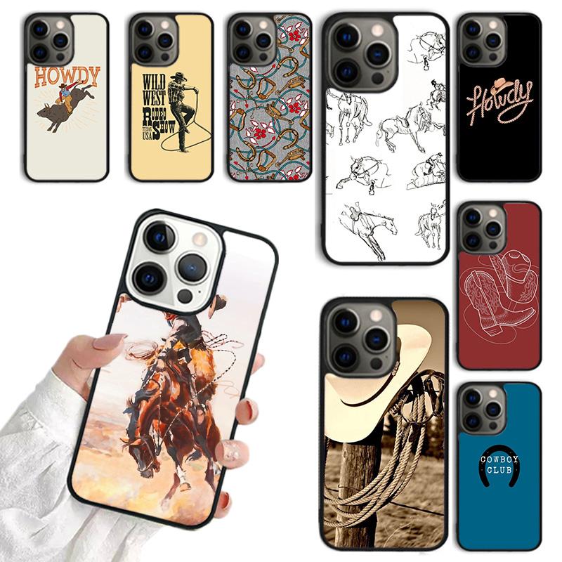 Extreme Sport Rodeo Cowboy Lasso Phone Case For iPhone 17 Air 15 16 16e 11 12 13 14 Pro Max Cover For iPhone 17 Air Max Plus