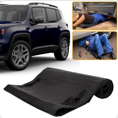 Tapis de réparation de voiture léger et portable en similicuir antidérapant et facile à nettoyer