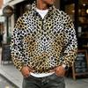 Men's Flannel Long Sleeve Sweatshirt for Casual Wear