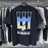 2026 Summer Unisex Rhinestone Hustler Alien UFO Observer Graphic Cotton T-Shirt Retro Sci-Fi Streetwear Short Sleeve Tee Men Women