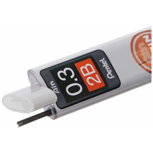 Pentel mechanical pencil lead Einstein lead C273-2B 0.3mm 2B