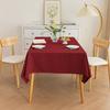 Dustproof Table Cover Waterproof Table Decor Cloth Cotton Linen Tablecloth  Kitchen