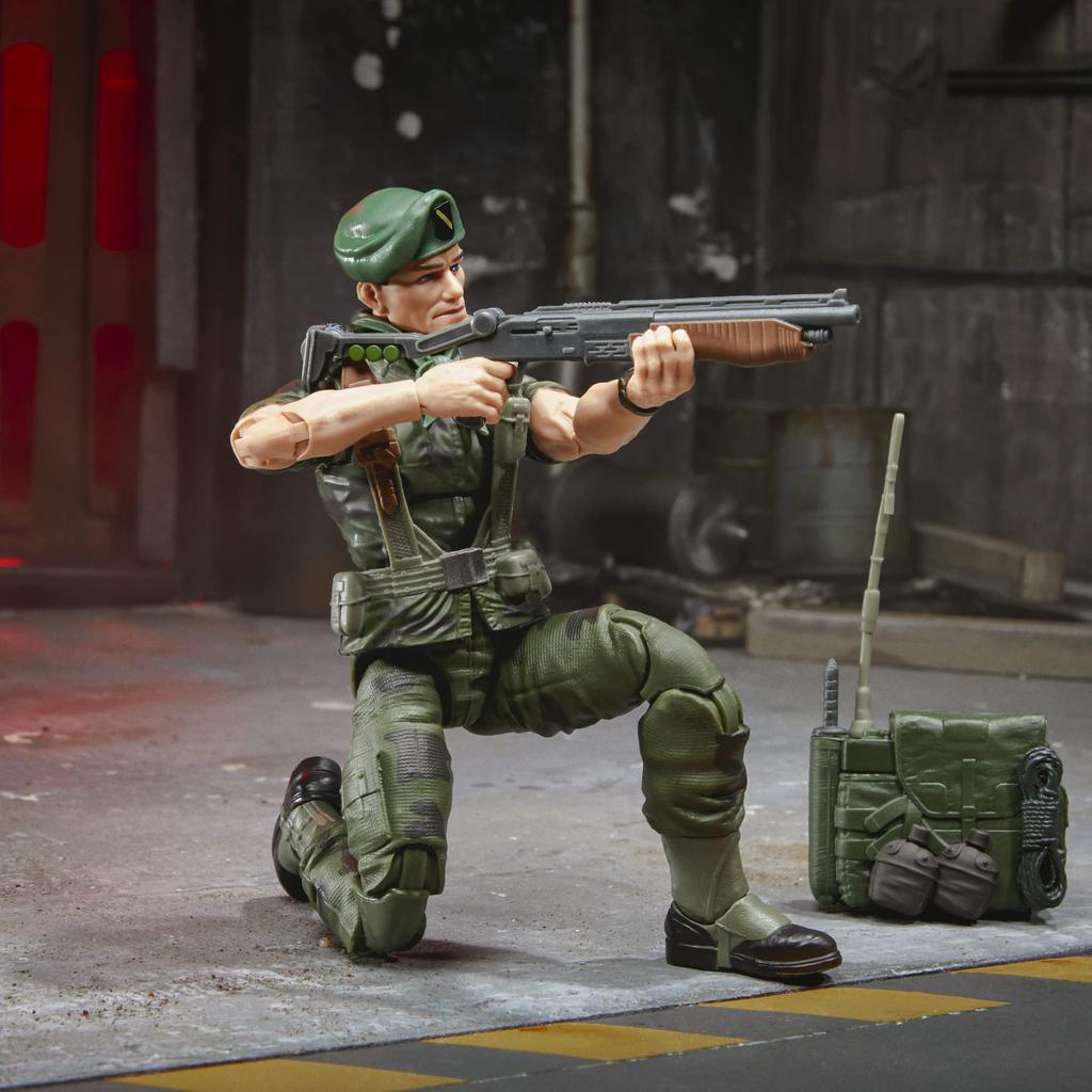 G.I. Joe Classifieds Vincent R. Falcon Action Figure 64 Premium Collectible Toy, Multiple Accessories, 6-inch Scale, Custom Package Art