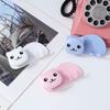 Plastic Cat Shaped Toothbrush Holder Non Perforated 2 In 1 Toothbrush Toothpaste Rack Wall Mounted Facial Cleanser Storage Clip