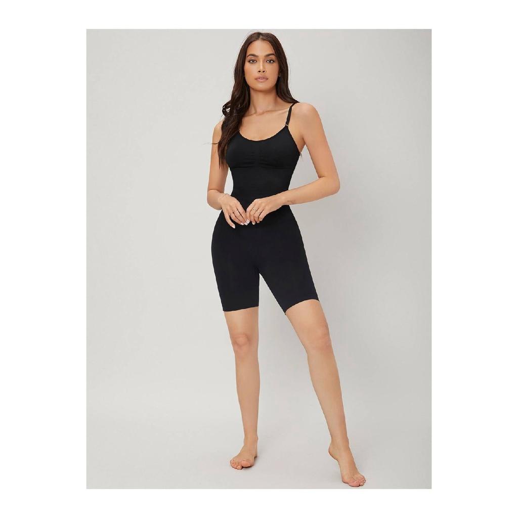 Larix Model Full Length Sports Corset Jumpsuit Corset 5 Zone Effective Push Up Corset Black Color