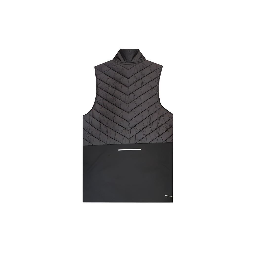 Nike Loose-Fit Stand Collar Woven Stripe Zip Vest Men Vest Black CJ5479-010