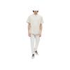 Nike Solid Logo Embroidered Loose Fit Straight Cut Short Sleeve T-Shirt Men Tops Light-Bone CV0559-072