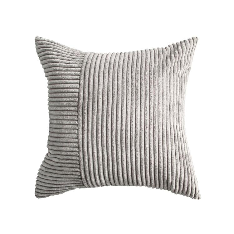 Вельветовые чехлы на подушки Cozys Наволочки На молнии Идеально для добавления комфорта и стиля любому жилому пространству серый 890₽