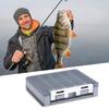 Double-sided Fishing Lure Storage Box Detachable Compact Design Portable Shrimp Bait Box Fishing Gear Organizer