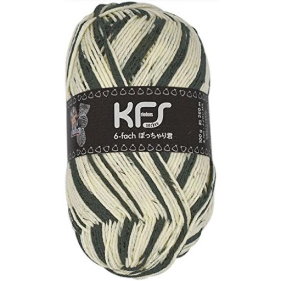 

Opal Opal Original Color Chubby Yarn, 6-Ply, KFS164, Zebra/Ivory/Charcoal слоновая кость