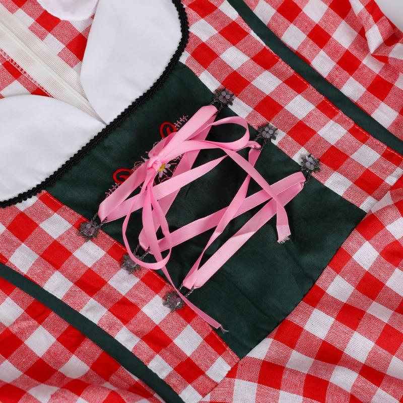 M-XL Munich Cavalier Oktoberfest Costume, Beer Girl Uniform, Women's Dress Costume