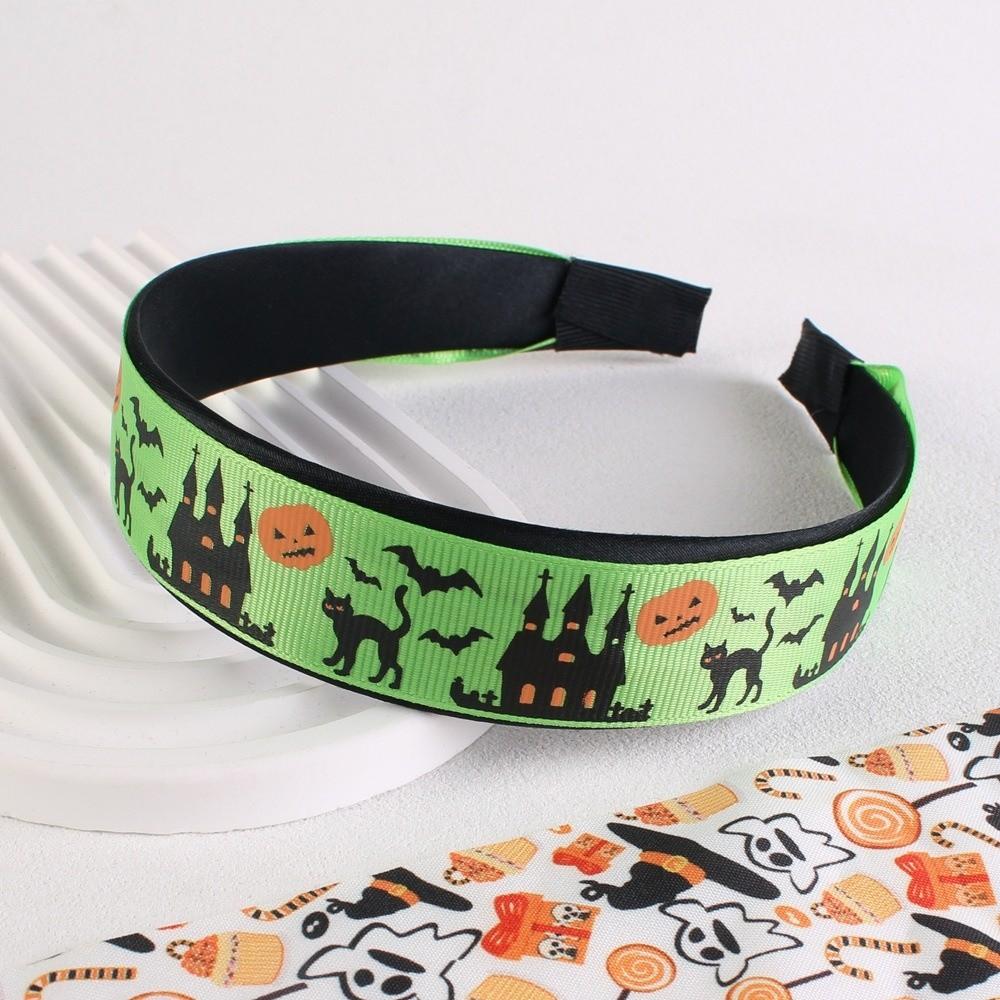 Horrible Skull Head Headband Bat Ghost Bat Print Hairband Halloween Hair Hoop  Girls/Children