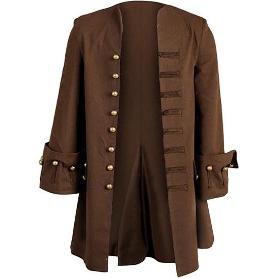 Captain Jack Steampunk Pirate Coat for Halloween Cosplay XXL