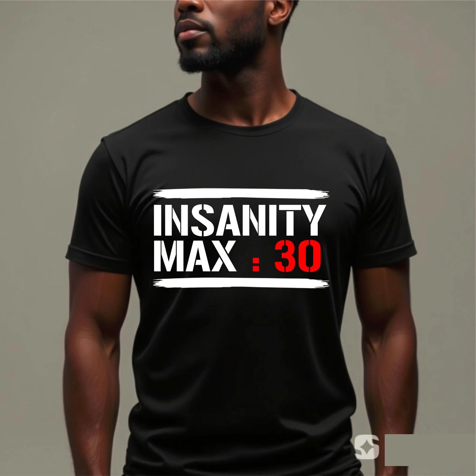 

Insanity Max 30 Спортивная Футболка для Зала Фитнеса Тренировки Мышц Питания Мужская Женская 2XL