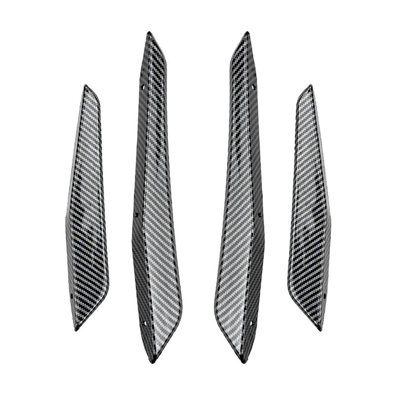 

Car Front Bumper Side Spoiler Splitter Fog Lamp Side Spoiler Trim For BMW 2 Series M2 G87 + Carbon Fiber