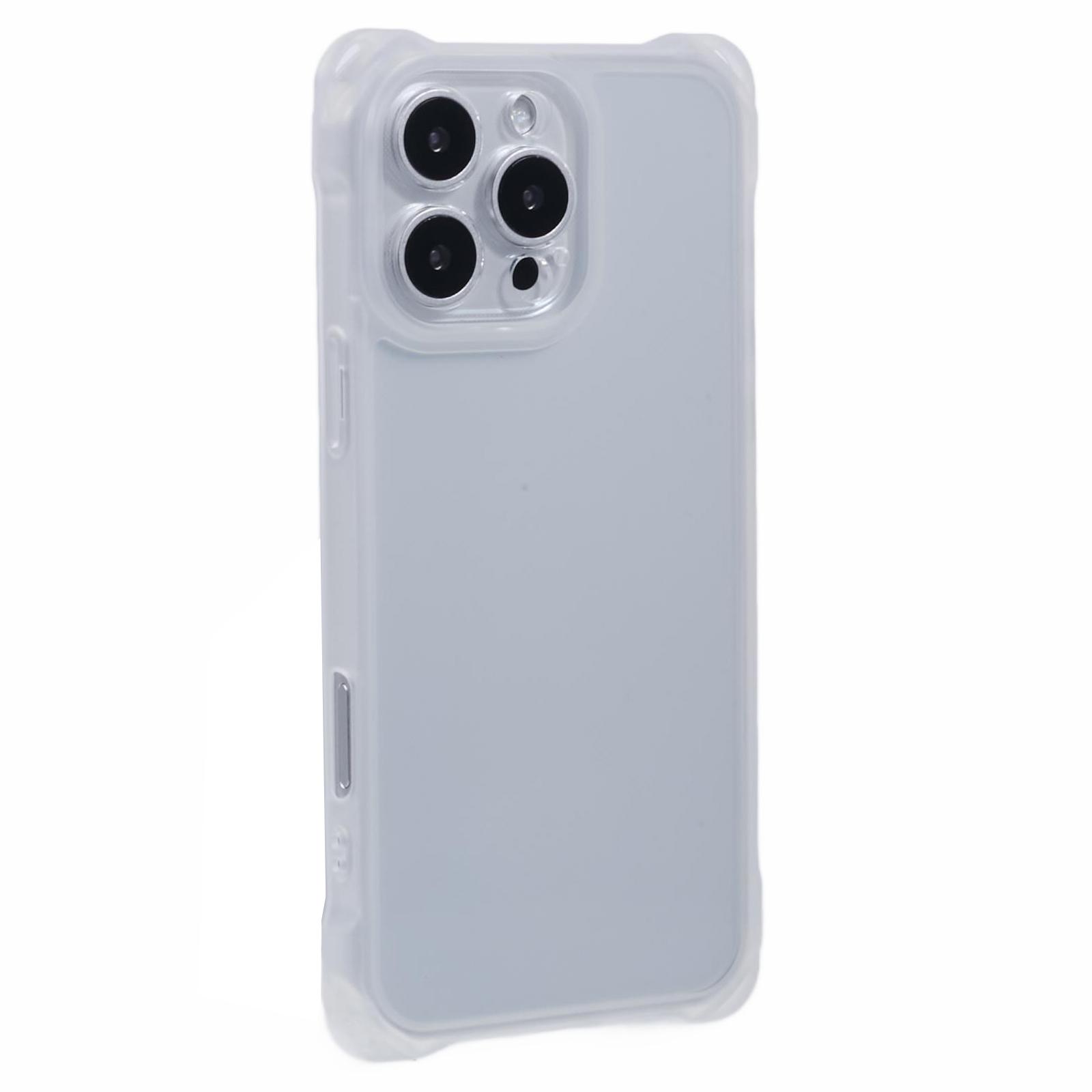 

For iPhone 16 Pro Max Case Reinforced Corner Protection TPU Phone Cover Transparent