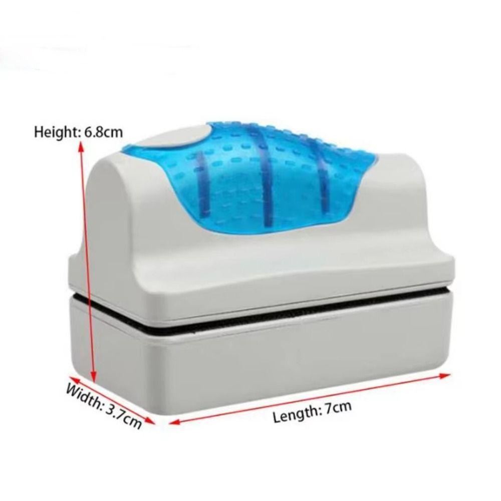 Doppelseitiger Aquarium-Algenkratzer Ergonomischer Griff Aquarienreiniger Fischtank Wischbürste Glas