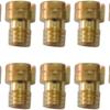 4mm Jet 10X Round Head Main for 50cc 139QMB Scooter Carb PZ19 70-92 70,72,75,78,