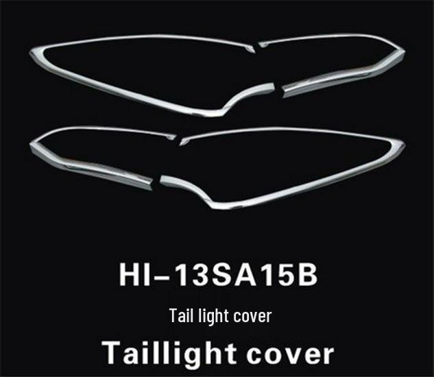 Hyundai Santa Fe IX45 Headlight & Fog Light Cover Stickers (2013-2016)