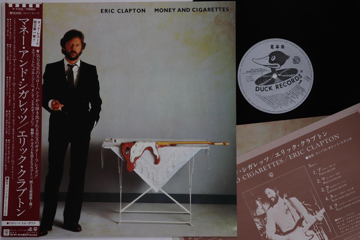 Виниловая пластинка ЭРИК КЛЭПТОН Money Cigarettes P11322PROMO DUCK 1983 Япония Obi Рок Б/у