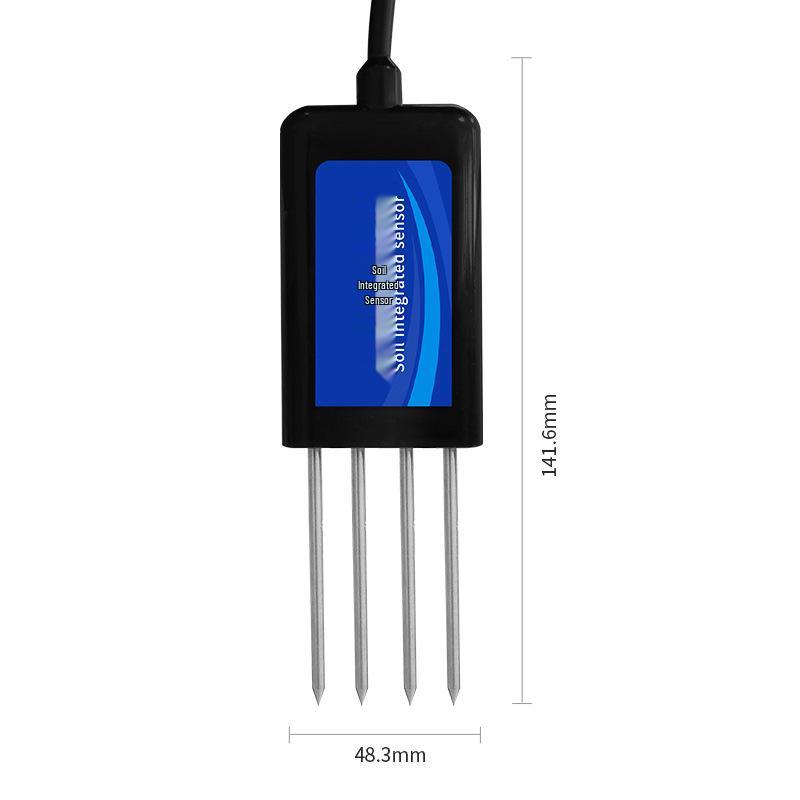 Soil Analyzer: Temperature, Humidity, Moisture, pH, Salinity, Nitrogen, Phosphorus, Potassium Sensor