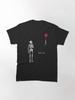 Red Funny Skeleton Lost Arm Red Balloon Well Shit Dark Humor Classic T-Shirt