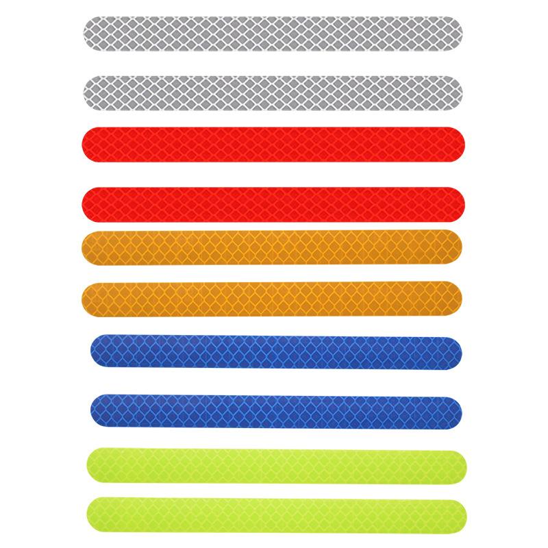 Universal Car Rearview Mirror Reflector Safety Strip Stickers Anti-collision Reflector Stickers Decals Auto Exterior Accessories