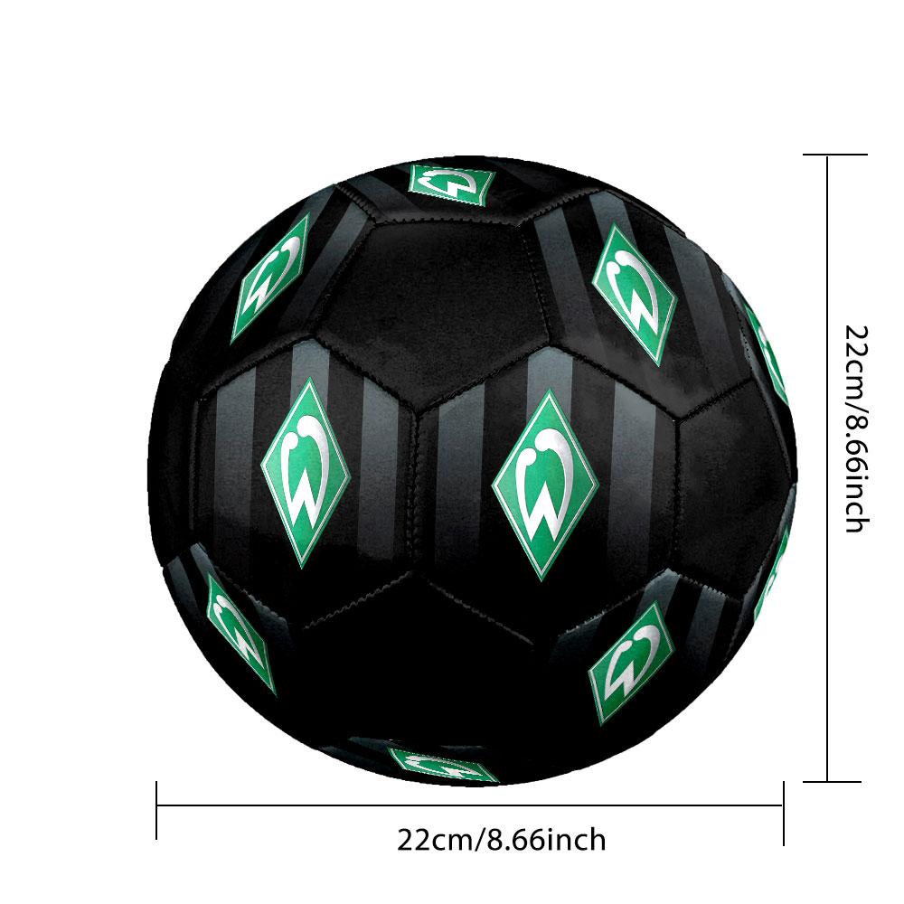 SV Werder Bremen Soccer Ball Size 5 Colorful Machine Stitched PVC Competition Ready Durable High-Bounce
