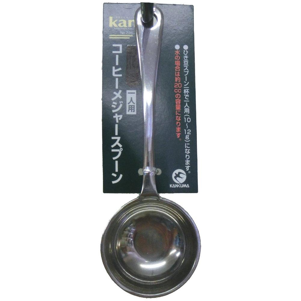 

Kanda Kan Coffee Measuring Stainless Made in 000110 Spoon, Steel, 20cc, Japan,