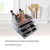 Acrylic Transparent Desktop Cosmetic Display Storage Box Makeup Organizer with Drawer