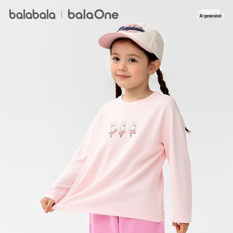 Balabala BalaOne Kids' Long-Sleeve Cartoon T-Shirt