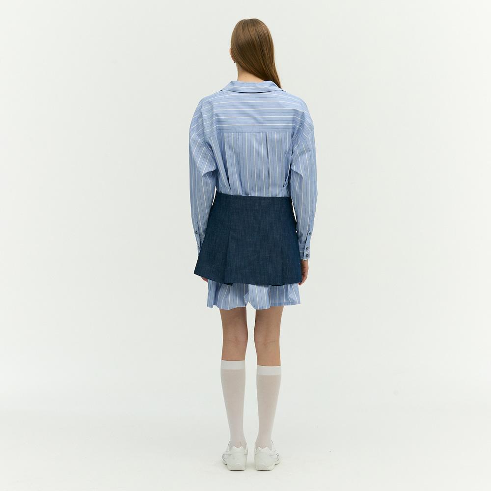 Ibiem Wrap Skirt Shirt Dress Emp3Wop050