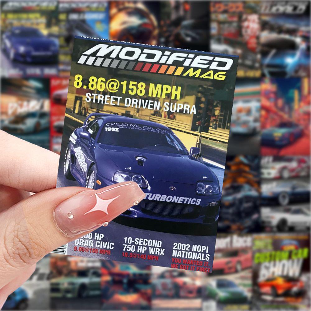 63 Cool Graffiti Car Stickers: Sports, Racing Cars & More - Waterproof for Helmets & Journals