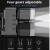 Five-Head LED USB Rechargeable Headlamp Super Bright Portable Head Flashlight Working Light Head-Mounted Fishing Camping Lantern