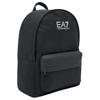 Emporio Armani Large Capacity Logo Print Polyester Backpack Unisex Backpack Black 7X000390AF19722UC001