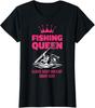 Fishing Queen Funny Classy Sassy And A Bit Ladies' Crewneck T-Shirt