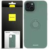 Sc Silicone Ring Iphone 15 Plus Dark Green