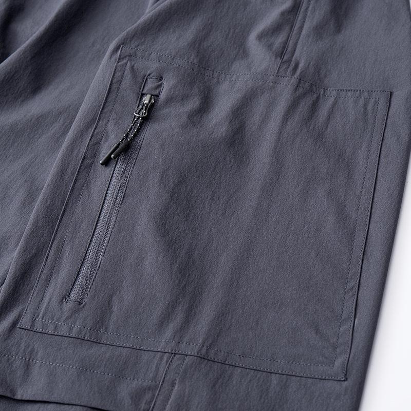 2039 Quick-Drying Elastic Nylon Ice Silk Paratrooper Hiking Pants