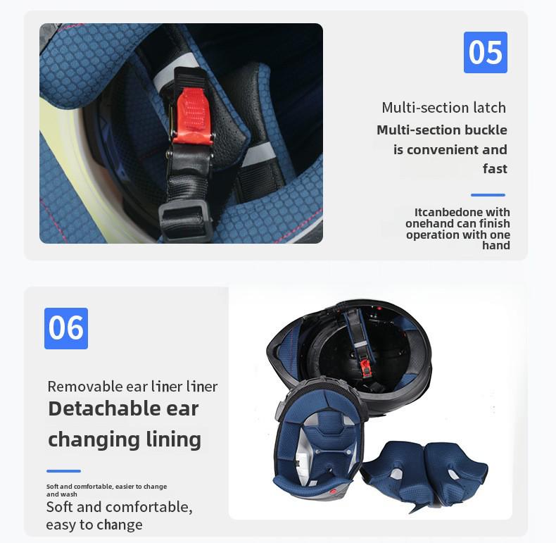 Orz Unisex Electric Bike Helmet: Flip-Up, Full & Half Styles with Tail Wings, Protective Caps for All Seasons, Personalized Design