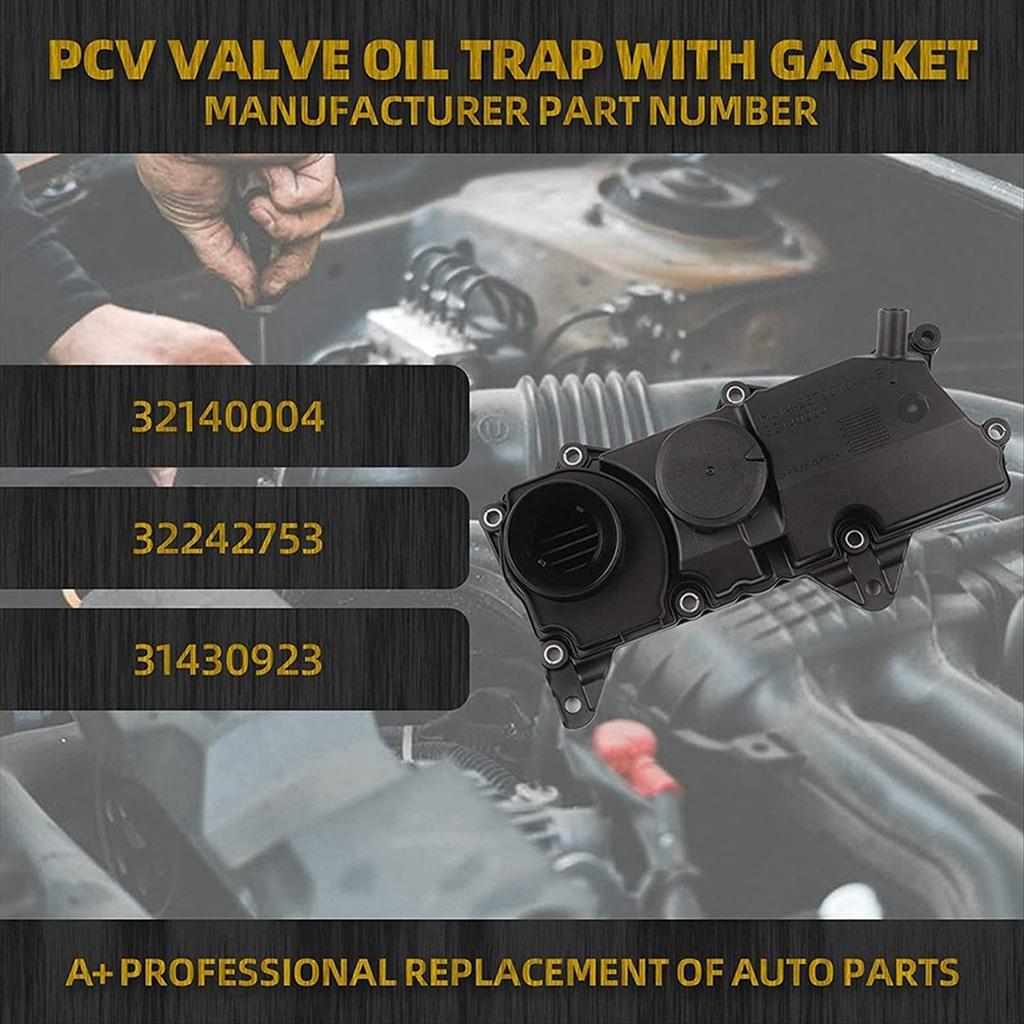 32140004 PCV Valve Oil Trap 2.0L 4 Cylinder for Volvo XC90 XC60 S60 S80 S90 V60 V90 2014-2021 32242753 31430923