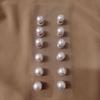 Set mit 12 eleganten magnetischen Hijab-Nadeln Dekorative Schal-Befestiger Imitation Perlen Broschen Schmuck für muslimische Kleidung