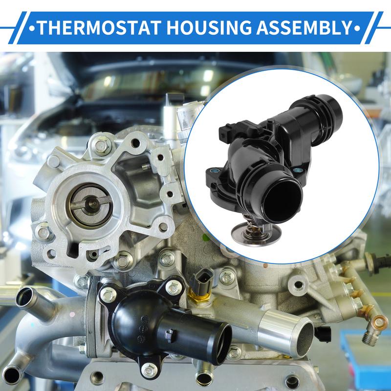 X Autohaux No.11531437040 Thermostat Housing Assembly for BMW E46 323i 325i 328i 330i 525i