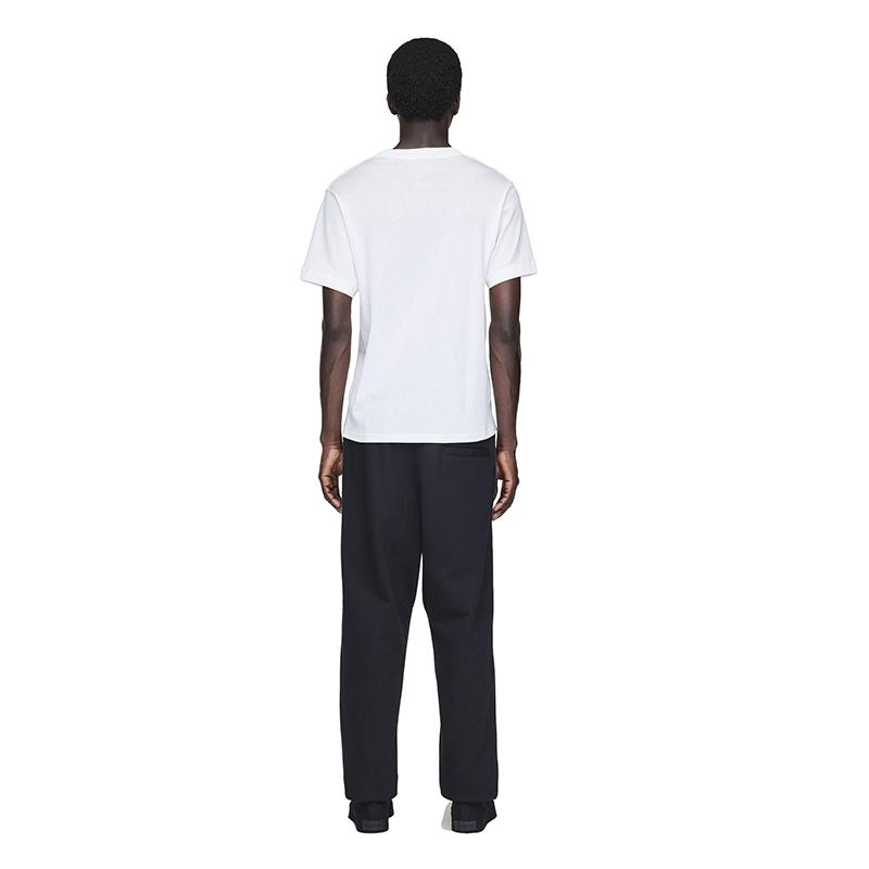 Y-3 Jednolity Kolor Modny Minimalistyczny Okrągły Dekolt Krótki Rękaw T-shirt Męskie Top KB4631