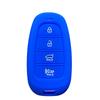 Copri Custodia in Silicone per Chiave Auto per Hyundai Santa Fe Tucson 2022 NEXO NX4 Atos Prime Solaris 2021 i30 Telecomando Smart Accessori Auto