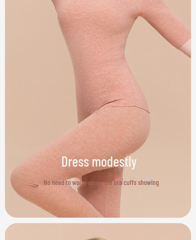 Velvet-Lined Seamless Women's Tops: Warm Half-Sleeve, Five-Quarter Sleeve, and Three-Quarter Sleeve Silk Options.