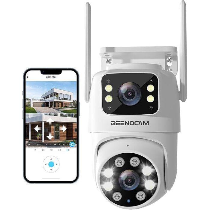 Caméra de surveillance - 3K - WiFi Extérieure - Vision nocturne - Détection humaine - Suivi automatique