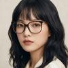 Eyeglass Frames BE2367 4017 Dark Havana Fashion Square Horn-rimmed LOUISE