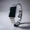 Bracelet Métallique Fin Style Coréen pour Samsung Galaxy Fit 3 (SM-R390) | Bracelet Montre Femme Boucle Papillon Élégante Correa